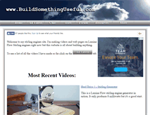 Tablet Screenshot of buildsomethinguseful.com